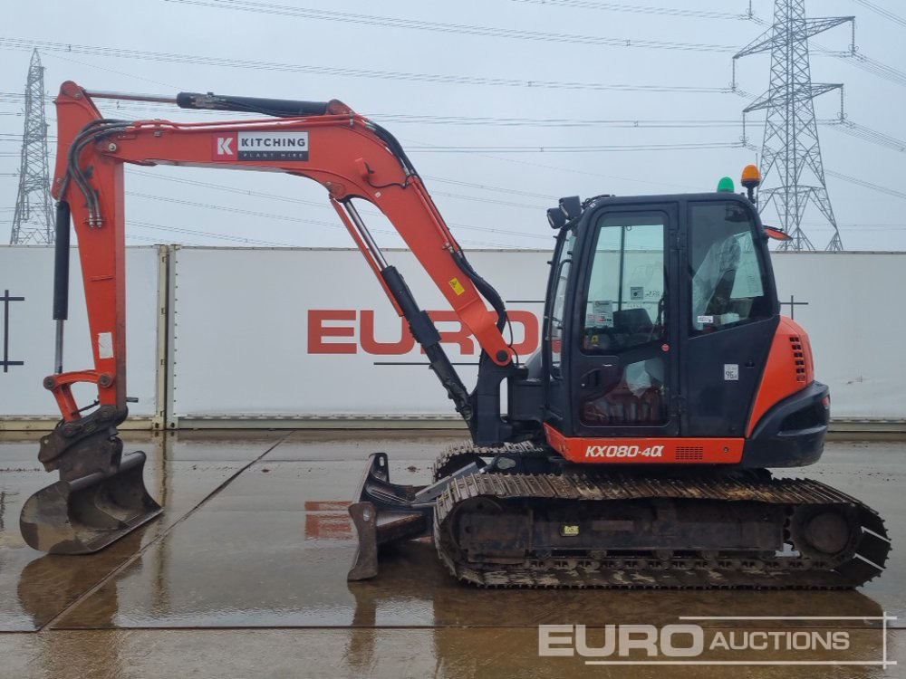 2017 Kubota KX080-4A - حفارة مصغرة: صور 2 2017 Kubota KX080-4A - حفارة مصغرة: صور 2