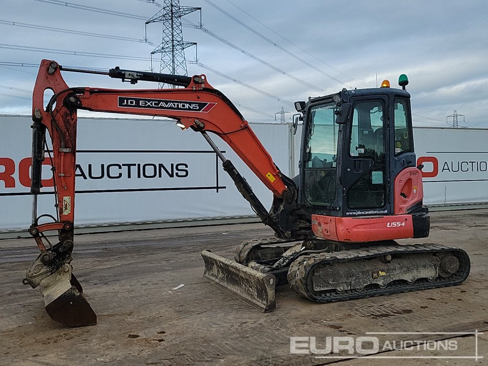2017 Kubota U55-4 - حفارة مصغرة: صور 1 2017 Kubota U55-4 - حفارة مصغرة: صور 1