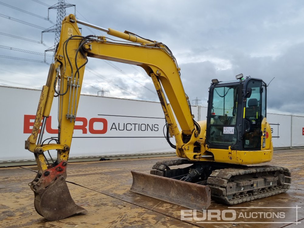 2019 Komatsu PC80MR-5E0 - حفارة مصغرة: صور 1 2019 Komatsu PC80MR-5E0 - حفارة مصغرة: صور 1