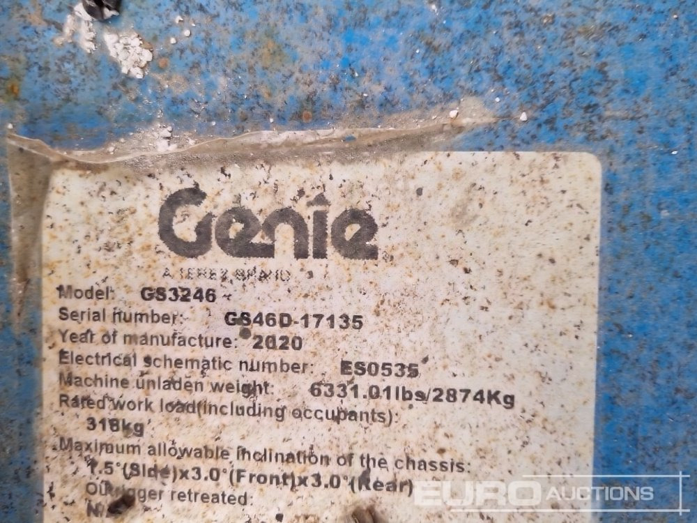 رافعات مقصية 2020 Genie GS3246: صور 29 رافعات مقصية 2020 Genie GS3246: صور 29
