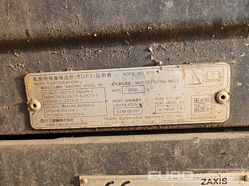 حفارات زحافة 2020 Hitachi ZX210LC-6: صور 47