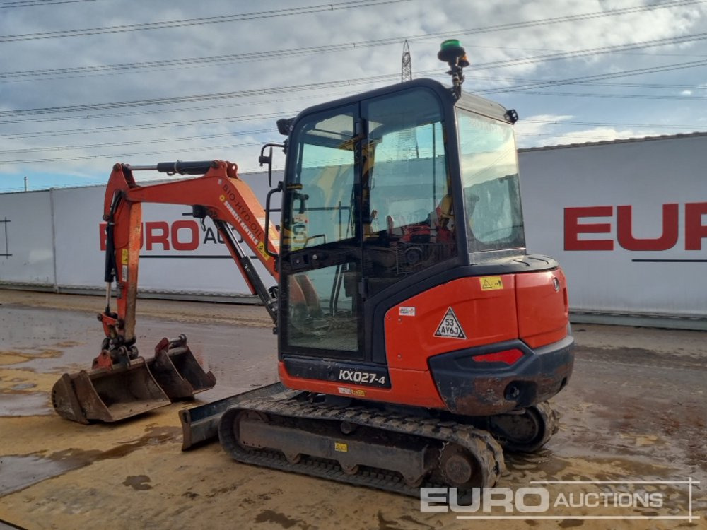 2020 Kubota KX027-4 - حفارة مصغرة: صور 3 2020 Kubota KX027-4 - حفارة مصغرة: صور 3