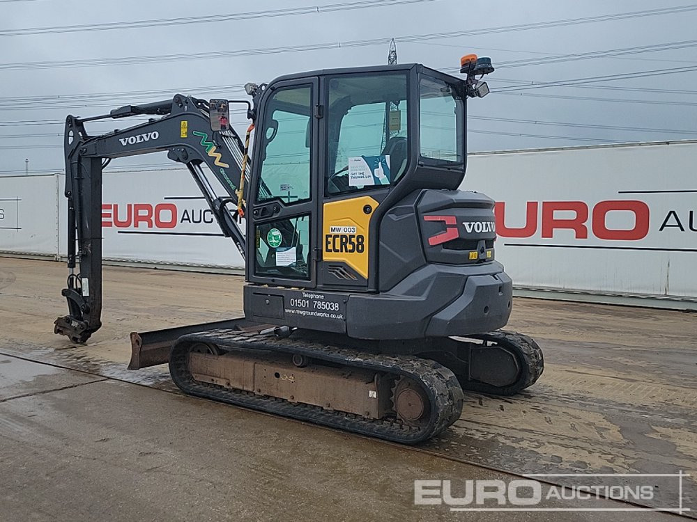 2021 Volvo ECR58F - حفارة مصغرة: صور 3 2021 Volvo ECR58F - حفارة مصغرة: صور 3
