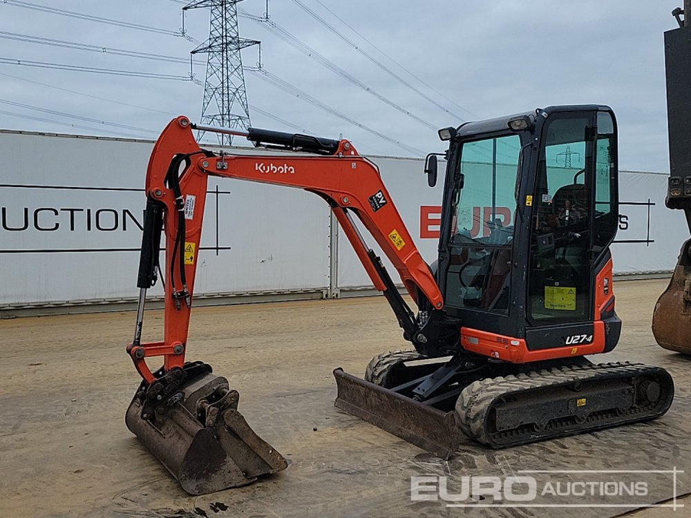 2022 Kubota U27-4HI - حفارة مصغرة: صور 1 2022 Kubota U27-4HI - حفارة مصغرة: صور 1