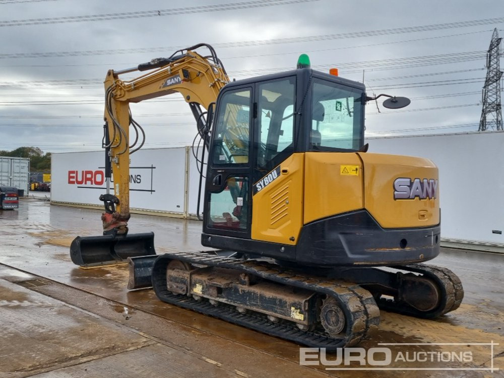 2022 Sany SY80U - حفارة مصغرة: صور 3 2022 Sany SY80U - حفارة مصغرة: صور 3