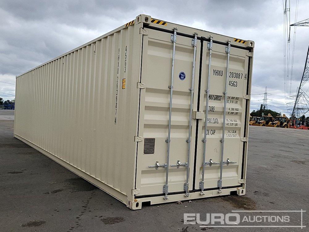 حاوية شحن 2025 40' x 8' HQ Container, 4 Side Doors, 1 End Door (Cannot Be Reconsigned): صور 19