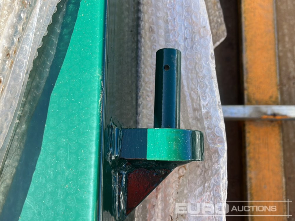 معدات البناء 3m x 2.3m Heavy Duty Galvanized Powder Coated Gate (2 of), 100mm x 100mm Post (2 of), Assembly Kit (Green): صور 21