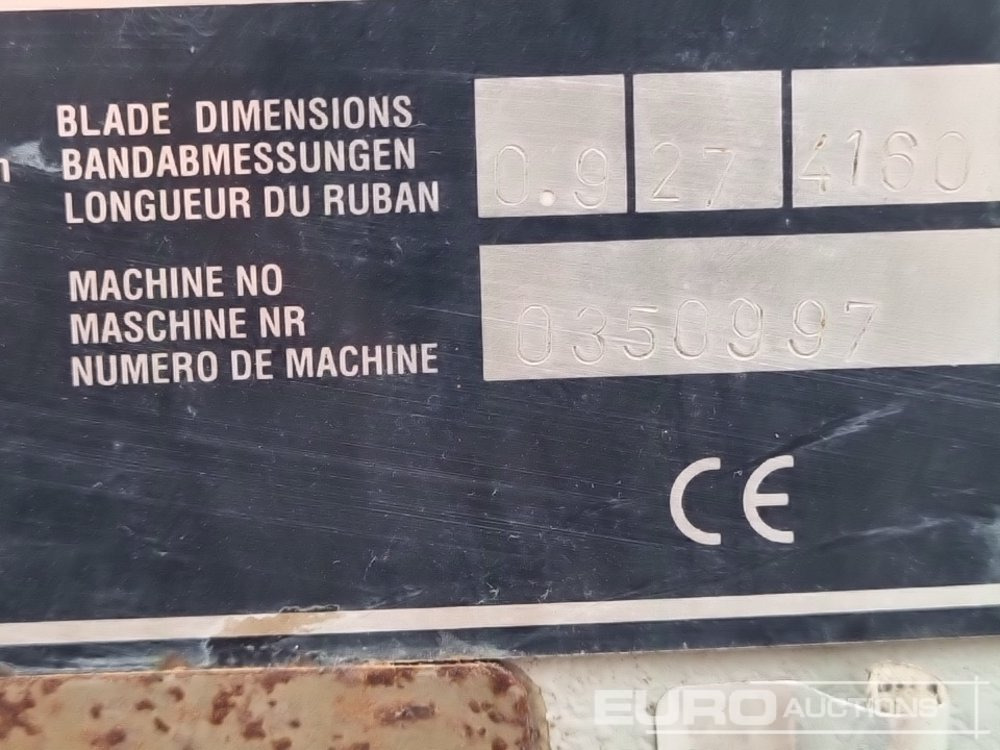 معدات البناء 415 Volt Band Saw: صور 21