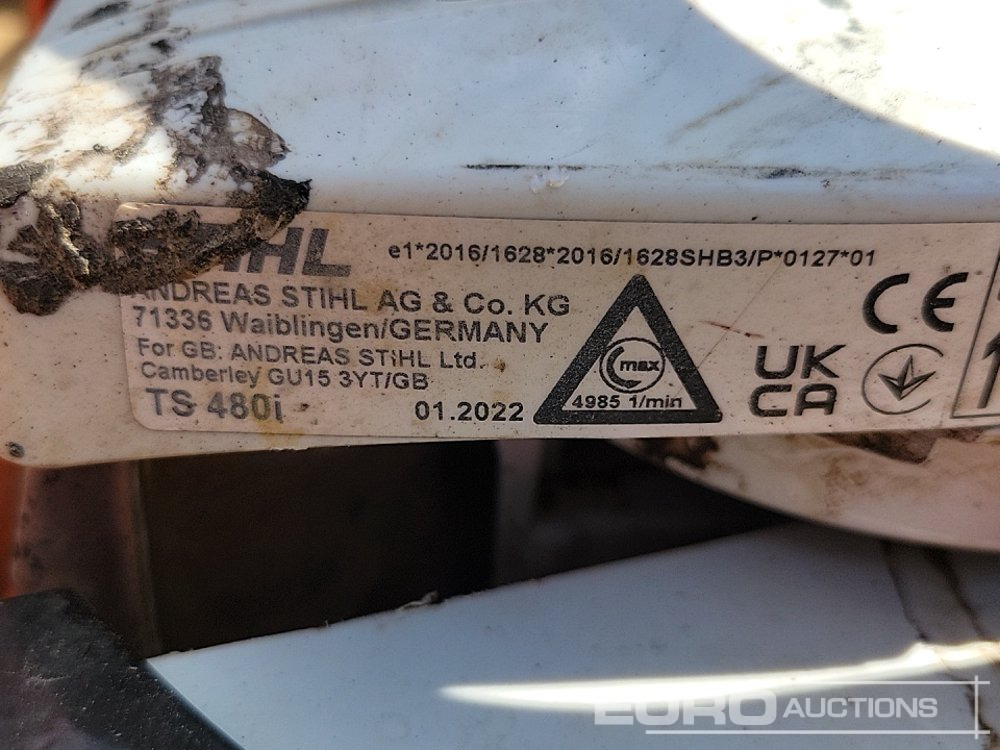 آلة أسفلت Belle CSXA01 Petrol Road Saw, Honda Engine, Wacker Neuson BS60-2 Petrol Trench Compactor (2 of), Stihl TS 480i Petrol Quick Cut Saw (2 of): صور 13