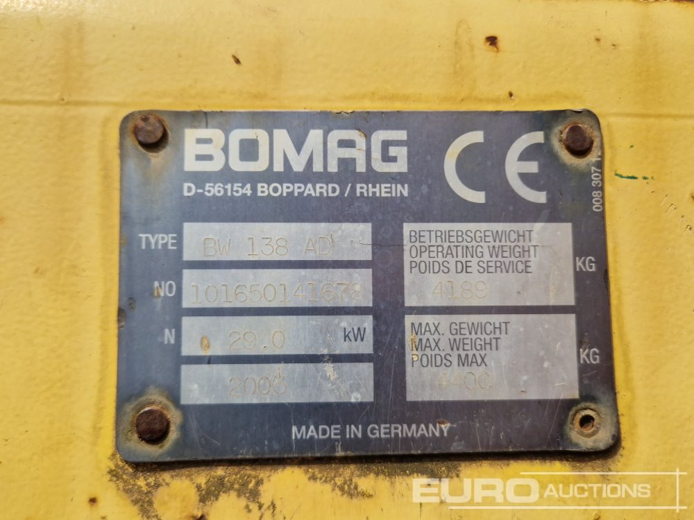 مدحلة Bomag
Bomag Roller

Bomag Roller

 BW138AD: صور 35