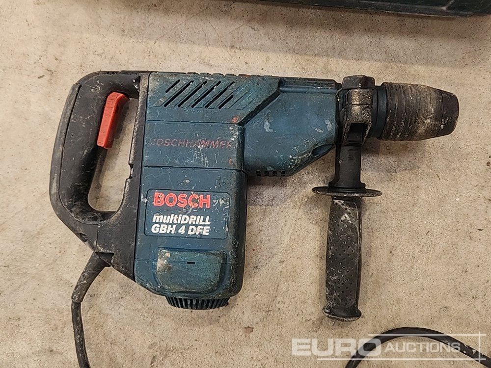 معدات البناء Bosch GBH 4 DFE 110 Volt Multi Drill & 110 Volt Transformer (2 of) (Spares): صور 24