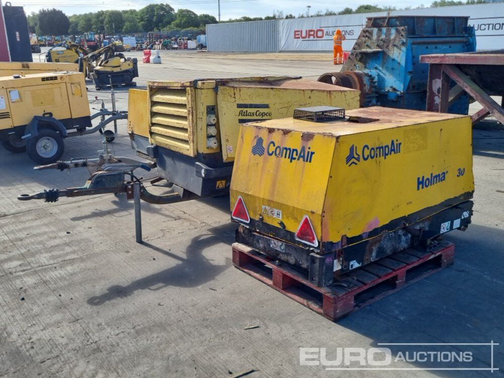 Comp Air Compressor (Engine Missing), Atlas Copco Single Axle Compressor (Engine Missing), Comp Air Single Axle Compressor (Engine Missing) - ضاغط الهواء: صور 1 Comp Air Compressor (Engine Missing), Atlas Copco Single Axle Compressor (Engine Missing), Comp Air Single Axle Compressor (Engine Missing) - ضاغط الهواء: صور 1