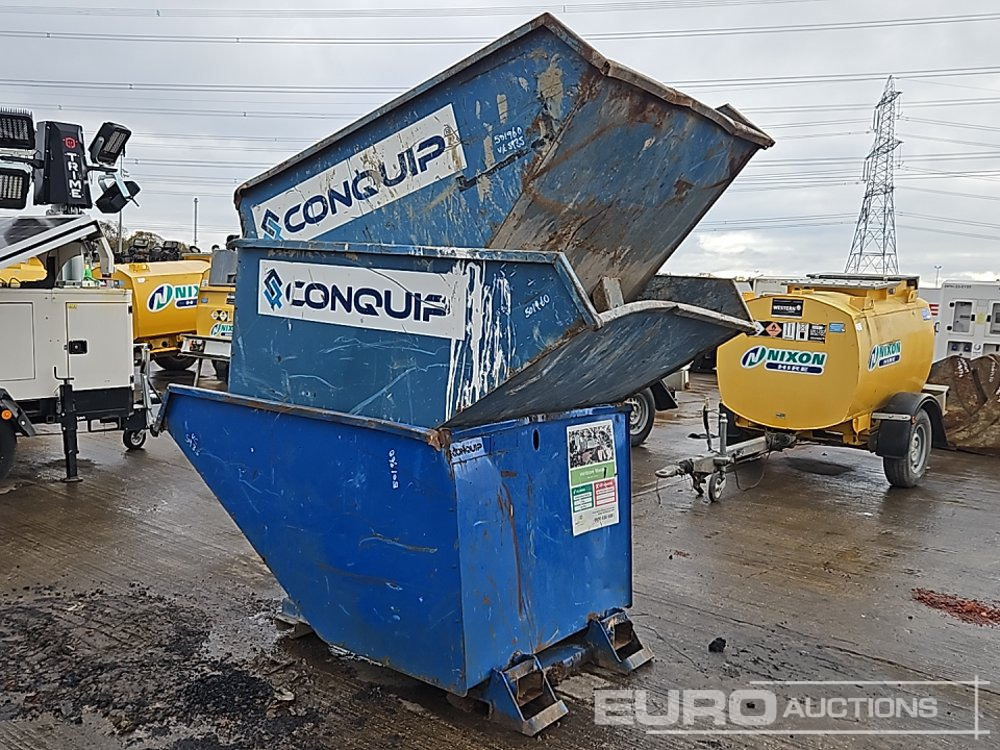 Conquip Tipping Skip to suit Forklift (3 of) - قادوس بقلاب ذاتي: صور 1 Conquip Tipping Skip to suit Forklift (3 of) - قادوس بقلاب ذاتي: صور 1