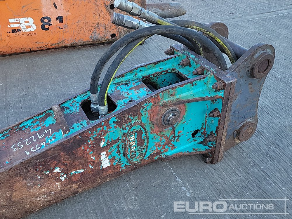 مطرقة هيدروليكية Demaco Hydraulic Breaker 65mm Pin to suit 13 Ton Excavator: صور 13
