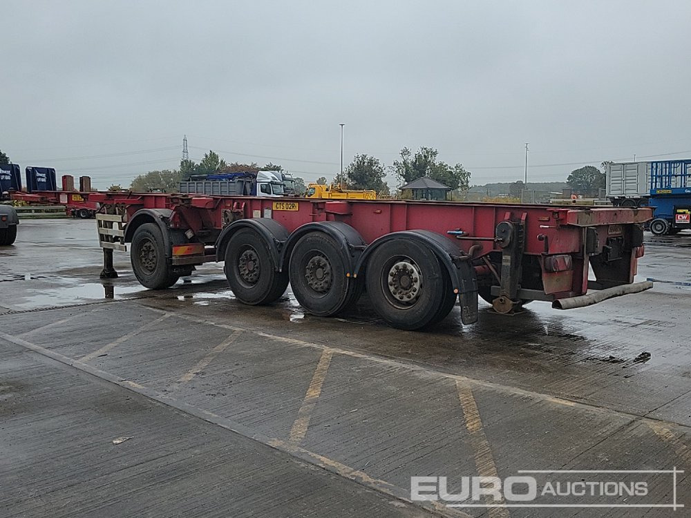 Dennison 4 Axle 2x20`Twist & Lock Multi-Functional Skeleton Trailer - نصف مقطورة مسطحة: صور 3 Dennison 4 Axle 2x20`Twist & Lock Multi-Functional Skeleton Trailer - نصف مقطورة مسطحة: صور 3