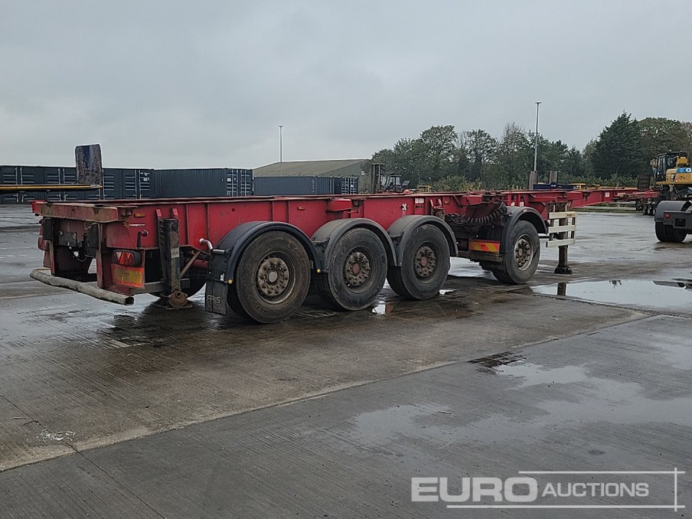 Dennison 4 Axle 2x20`Twist & Lock Multi-Functional Skeleton Trailer - نصف مقطورة مسطحة: صور 5 Dennison 4 Axle 2x20`Twist & Lock Multi-Functional Skeleton Trailer - نصف مقطورة مسطحة: صور 5