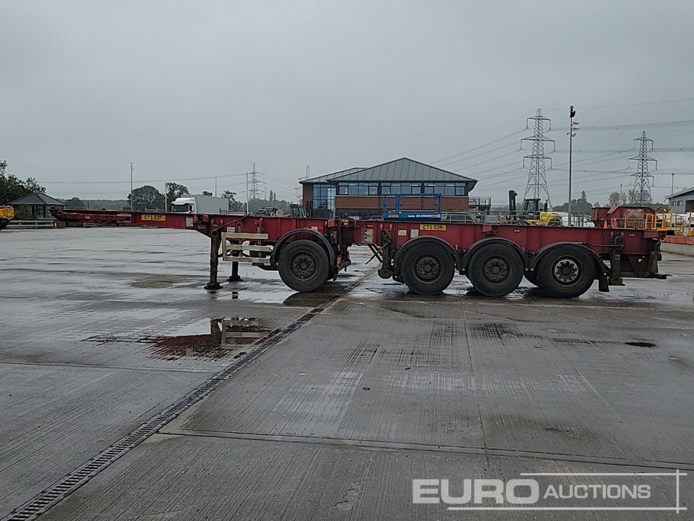 Dennison 4 Axle 2x20`Twist & Lock Multi-Functional Skeleton Trailer - نصف مقطورة مسطحة: صور 2 Dennison 4 Axle 2x20`Twist & Lock Multi-Functional Skeleton Trailer - نصف مقطورة مسطحة: صور 2