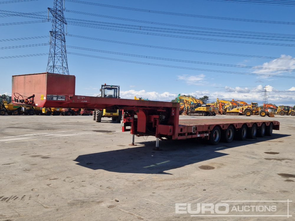 ES-GE 6 Axle Step Frame Extendable Low Loader Trailer, 4 Axle Steer, Air Brakes, Auto Lube - عربة مسطحة منخفضة نصف مقطورة: صور 1 ES-GE 6 Axle Step Frame Extendable Low Loader Trailer, 4 Axle Steer, Air Brakes, Auto Lube - عربة مسطحة منخفضة نصف مقطورة: صور 1