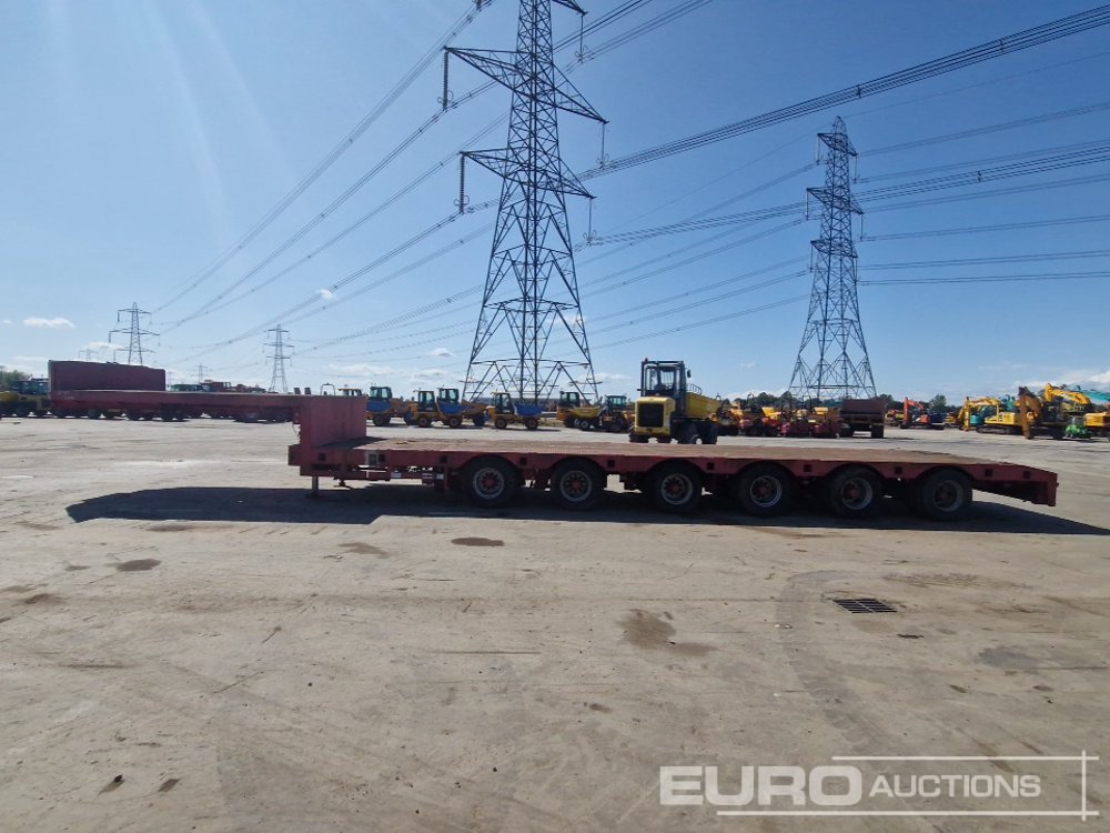 ES-GE 6 Axle Step Frame Extendable Low Loader Trailer, 4 Axle Steer, Air Brakes, Auto Lube - عربة مسطحة منخفضة نصف مقطورة: صور 2 ES-GE 6 Axle Step Frame Extendable Low Loader Trailer, 4 Axle Steer, Air Brakes, Auto Lube - عربة مسطحة منخفضة نصف مقطورة: صور 2