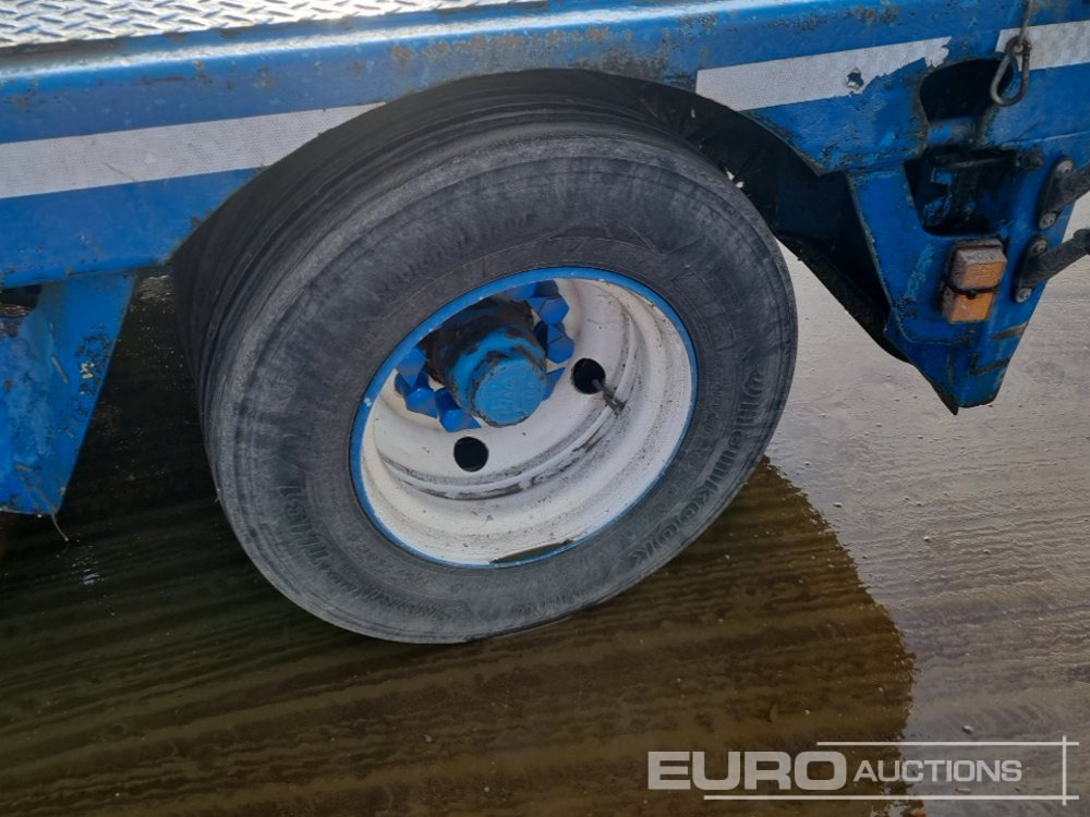 عربة مسطحة منخفضة نصف مقطورة Faymonville Tri-Axle: صور 11