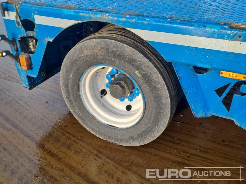 عربة مسطحة منخفضة نصف مقطورة Faymonville Tri-Axle: صور 12