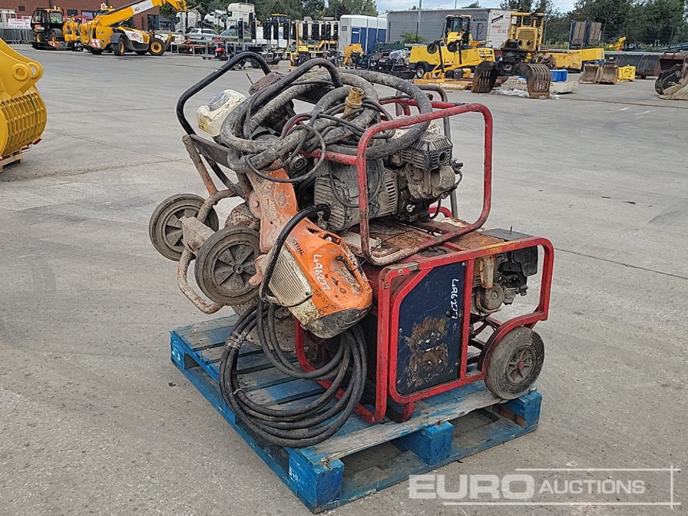 Hydraulic Powerpack, Honda Engine, 230Volt Petrol Generator, Honda Engine (2 of), 110Volt Vibrating Concrete Poker, Cement Mixer, Honda Engine, Conpaction Plate, Honda Engine, Petrol Quick Cut Saw (Pa - آلة أسفلت: صور 3 Hydraulic Powerpack, Honda Engine, 230Volt Petrol Generator, Honda Engine (2 of), 110Volt Vibrating Concrete Poker, Cement Mixer, Honda Engine, Conpaction Plate, Honda Engine, Petrol Quick Cut Saw (Pa - آلة أسفلت: صور 3
