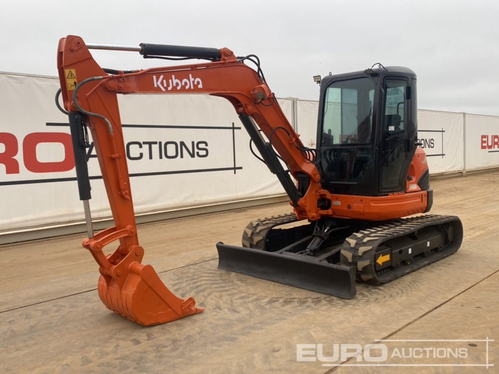 Kubota U55-4 - حفارة مصغرة: صور 1 Kubota U55-4 - حفارة مصغرة: صور 1