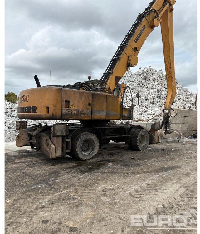 Liebherr A934C Litronic - حفارة على عجلات: صور 1 Liebherr A934C Litronic - حفارة على عجلات: صور 1