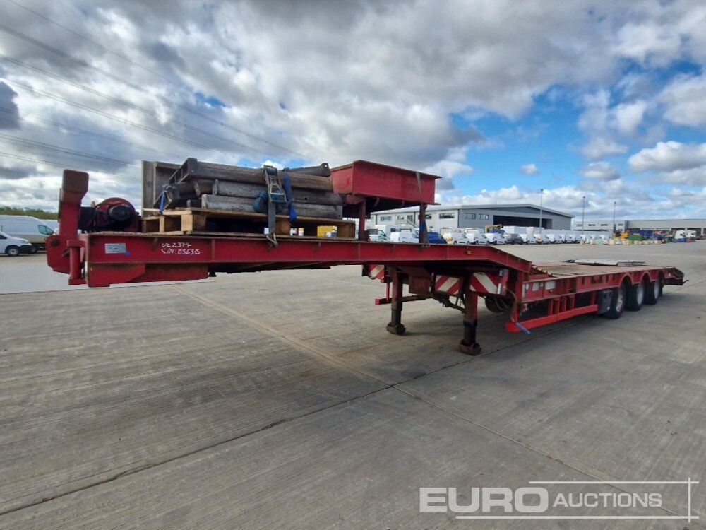 M&G Trailers Ltd, Step Frame Low Loader Tri Axle Rear Steering, 3m Extendable C/w Out Riggers & Alloy Ramps - عربة مسطحة منخفضة مقطورة: صور 1 M&G Trailers Ltd, Step Frame Low Loader Tri Axle Rear Steering, 3m Extendable C/w Out Riggers & Alloy Ramps - عربة مسطحة منخفضة مقطورة: صور 1