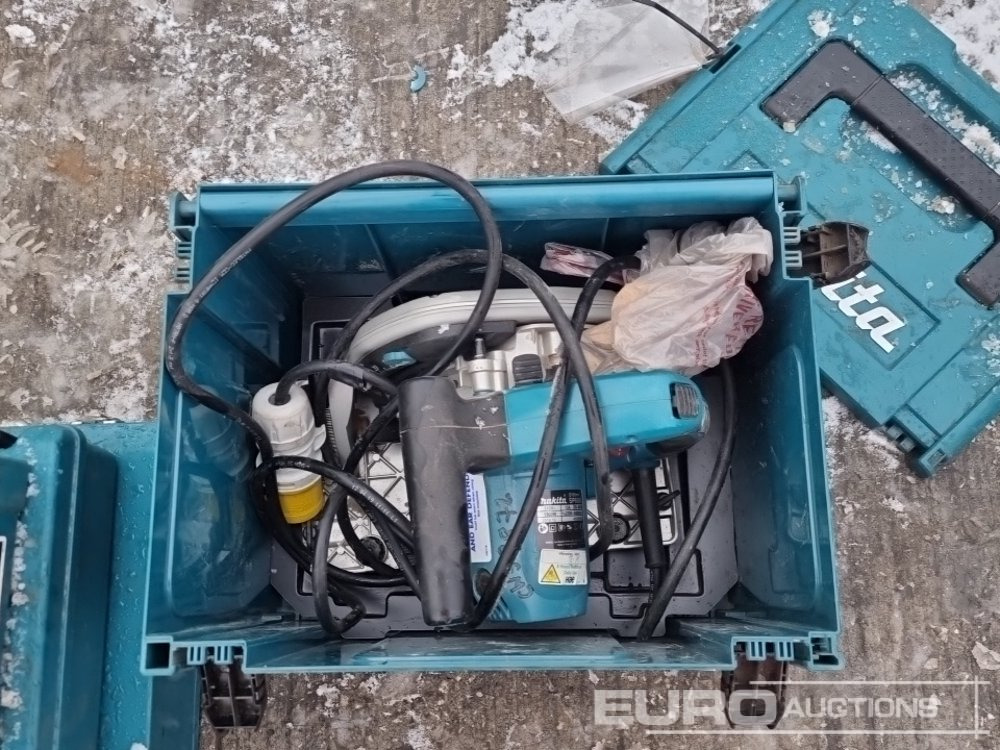 معدات البناء Makita 6906 110Volt Impact Wrench, 8406 110Volt Drill, RP1801 110Volt Router, 9046 110Volt Sander, SP6000 110Volt Circular Saw, PC1100 110Volt Concrete Planer, 6802BV 110Volt Drill, DHP458 Battery Com: صور 21