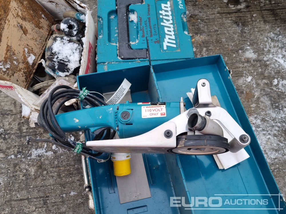 معدات البناء Makita 6906 110Volt Impact Wrench, 8406 110Volt Drill, RP1801 110Volt Router, 9046 110Volt Sander, SP6000 110Volt Circular Saw, PC1100 110Volt Concrete Planer, 6802BV 110Volt Drill, DHP458 Battery Com: صور 17