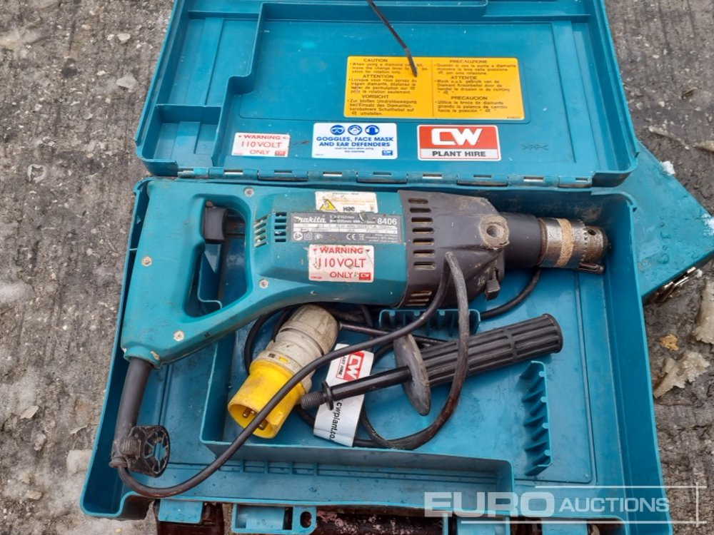 معدات البناء Makita 6906 110Volt Impact Wrench, 8406 110Volt Drill, RP1801 110Volt Router, 9046 110Volt Sander, SP6000 110Volt Circular Saw, PC1100 110Volt Concrete Planer, 6802BV 110Volt Drill, DHP458 Battery Com: صور 32