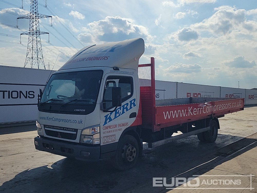 Mitsubishi Canter - شاحنات مسطحة: صور 1 Mitsubishi Canter - شاحنات مسطحة: صور 1