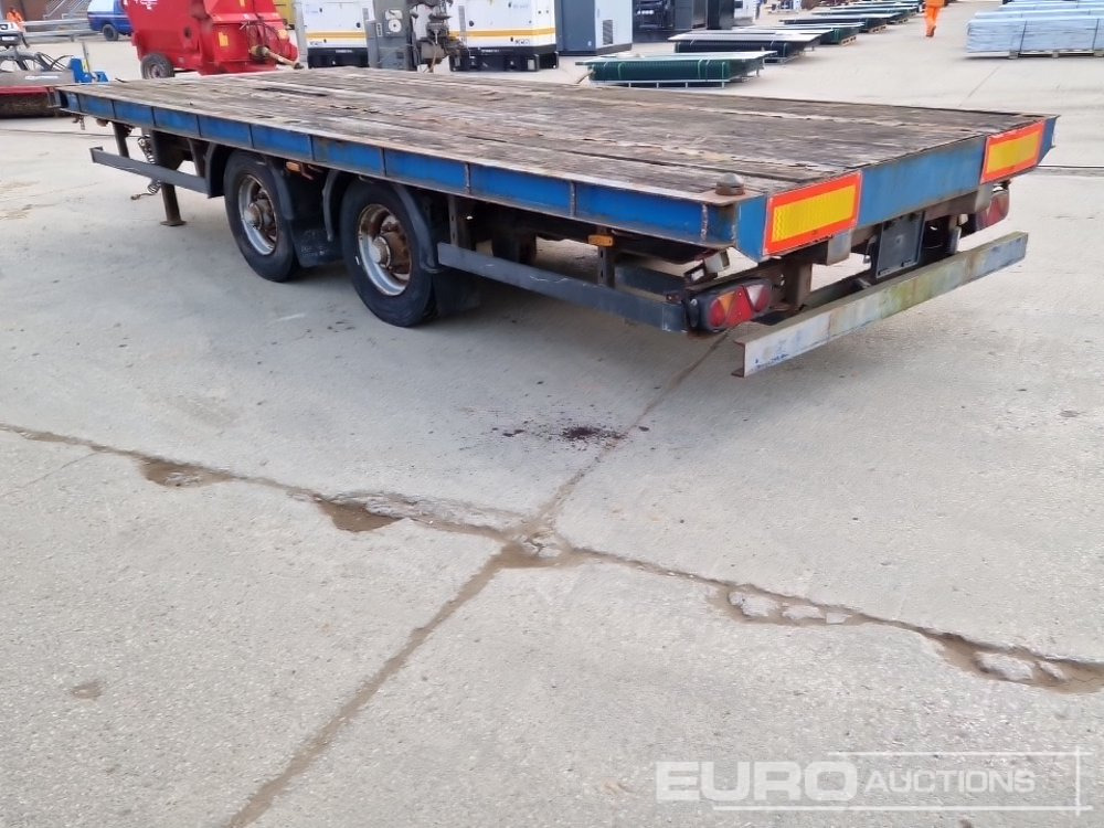 SDC Twin Axle Drag Flat Trailer, Twist & Locks, Air Brakes - عربة مسطحة منخفضة نصف مقطورة: صور 5 SDC Twin Axle Drag Flat Trailer, Twist & Locks, Air Brakes - عربة مسطحة منخفضة نصف مقطورة: صور 5