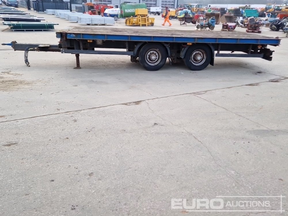SDC Twin Axle Drag Flat Trailer, Twist & Locks, Air Brakes - عربة مسطحة منخفضة نصف مقطورة: صور 4 SDC Twin Axle Drag Flat Trailer, Twist & Locks, Air Brakes - عربة مسطحة منخفضة نصف مقطورة: صور 4