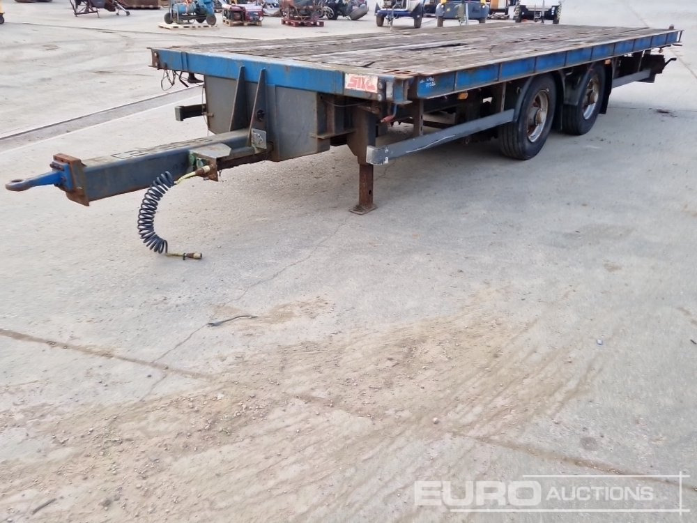 SDC Twin Axle Drag Flat Trailer, Twist & Locks, Air Brakes - عربة مسطحة منخفضة نصف مقطورة: صور 1 SDC Twin Axle Drag Flat Trailer, Twist & Locks, Air Brakes - عربة مسطحة منخفضة نصف مقطورة: صور 1