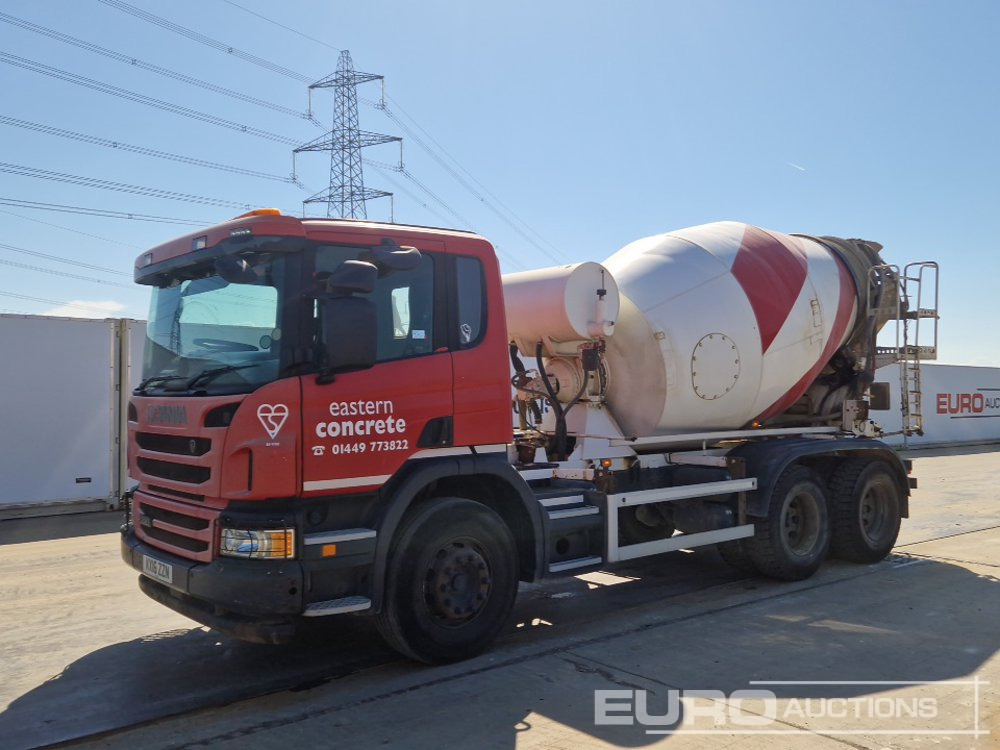 Scania P320 - شاحنة خلاطة خرسانة: صور 1 Scania P320 - شاحنة خلاطة خرسانة: صور 1