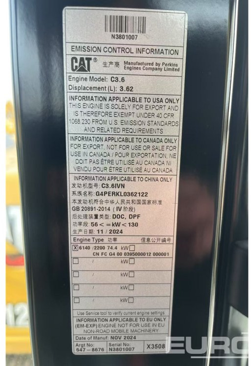 Unused 2024 CAT 312GC - حفارات زحافة: صور 2 Unused 2024 CAT 312GC - حفارات زحافة: صور 2