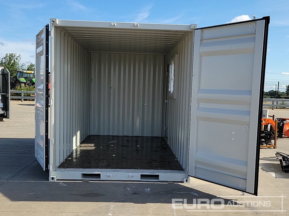 Unused 2025 12' x 7' Container, 1 Side Door, 1 End Door, Window (Cannot Be Reconsigned) - حاوية شحن: صور 1 Unused 2025 12' x 7' Container, 1 Side Door, 1 End Door, Window (Cannot Be Reconsigned) - حاوية شحن: صور 1