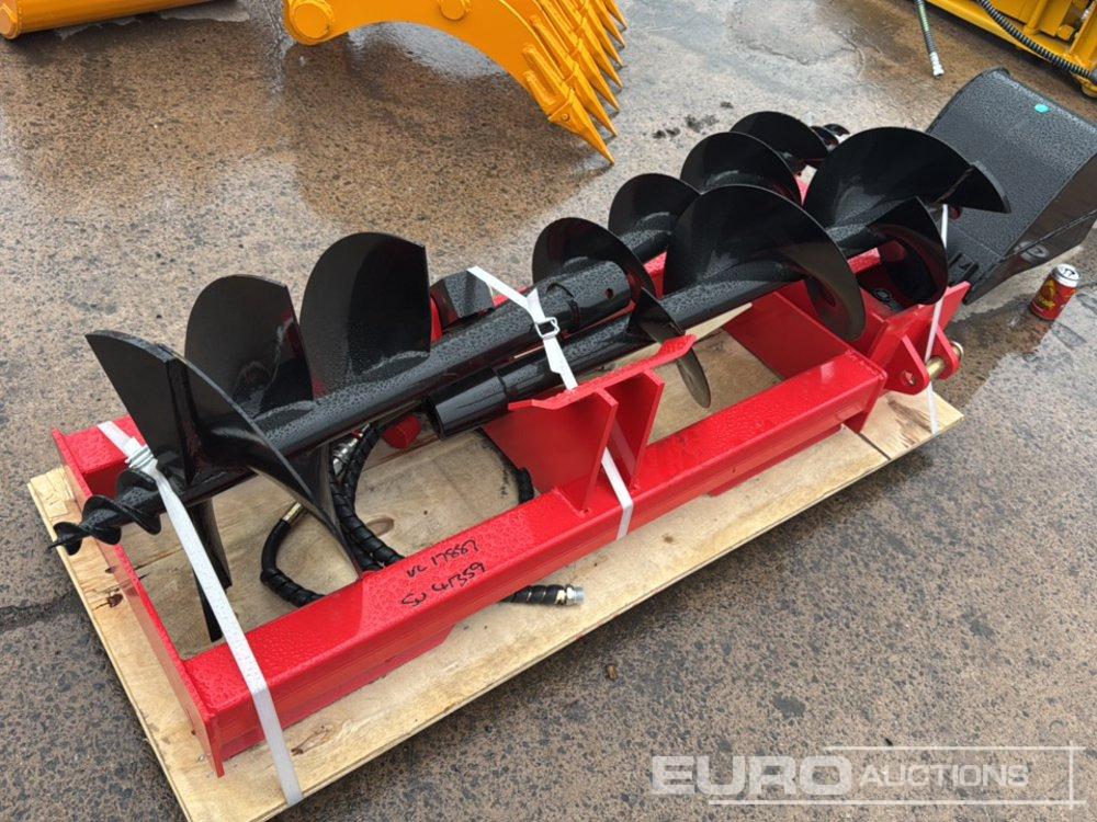 Unused 2025 16", 12" & 8" Hydraulic Auger to suit Skidsteer Loader - ملحقات - حفارة: صور 1 Unused 2025 16", 12" & 8" Hydraulic Auger to suit Skidsteer Loader - ملحقات - حفارة: صور 1