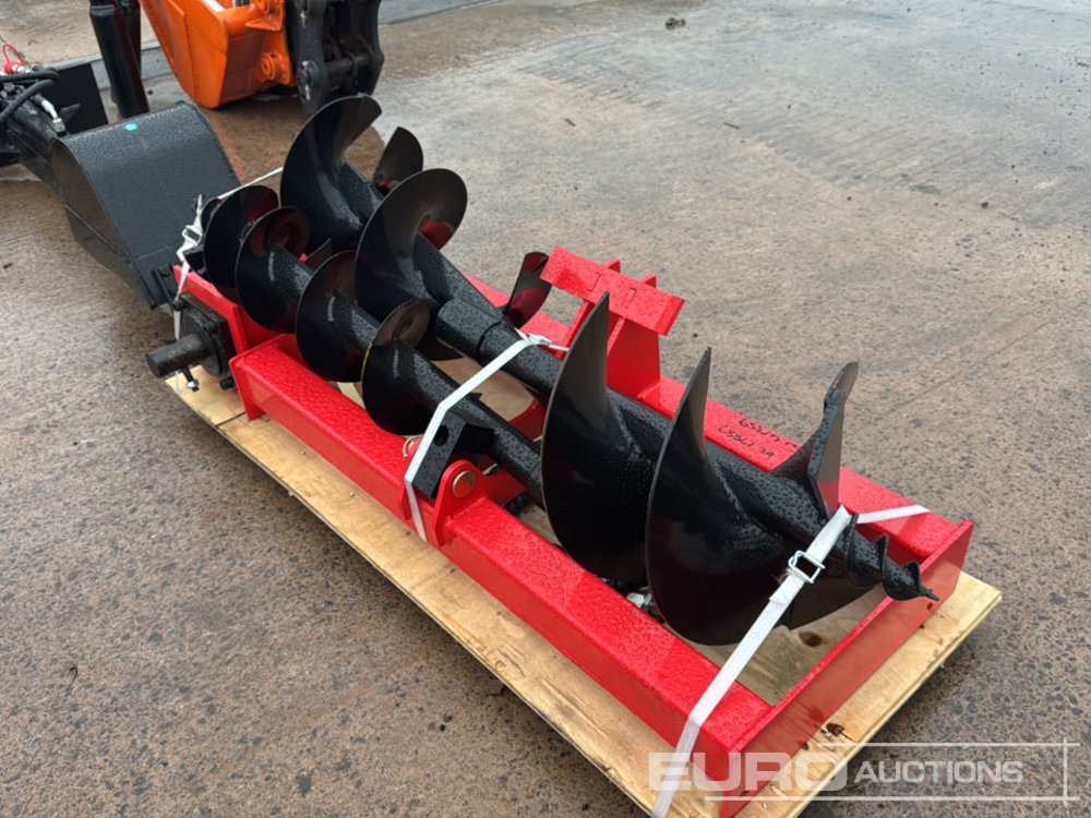 Unused 2025 16", 12" & 8" Hydraulic Auger to suit Skidsteer Loader - ملحقات - حفارة: صور 4 Unused 2025 16", 12" & 8" Hydraulic Auger to suit Skidsteer Loader - ملحقات - حفارة: صور 4