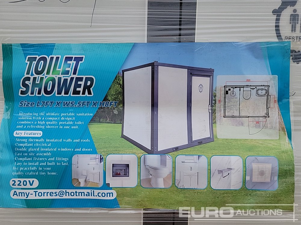 حاوية شحن Unused 2025 220V Portable Toilets, Shower (Cannot Be Reconsigned): صور 32