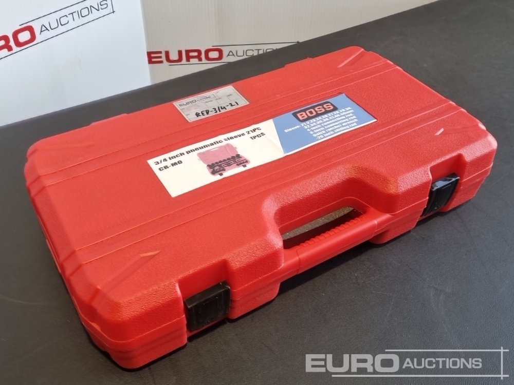 Unused 2025 Boss 3/4" 21pc Heavy Duty Pneumatic Socket Set, 4" Connecting Rod, 8" Connecting Rod, Quick Ratchet Wrench, 20" Sliding Rod - معدات البناء: صور 2 Unused 2025 Boss 3/4" 21pc Heavy Duty Pneumatic Socket Set, 4" Connecting Rod, 8" Connecting Rod, Quick Ratchet Wrench, 20" Sliding Rod - معدات البناء: صور 2