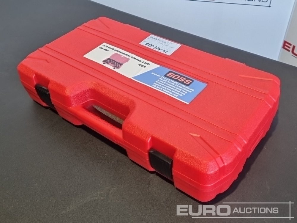 Unused 2025 Boss 3/4" 21pc Heavy Duty Pneumatic Socket Set, 4" Connecting Rod, 8" Connecting Rod, Quick Ratchet Wrench, 20" Sliding Rod - معدات البناء: صور 4 Unused 2025 Boss 3/4" 21pc Heavy Duty Pneumatic Socket Set, 4" Connecting Rod, 8" Connecting Rod, Quick Ratchet Wrench, 20" Sliding Rod - معدات البناء: صور 4