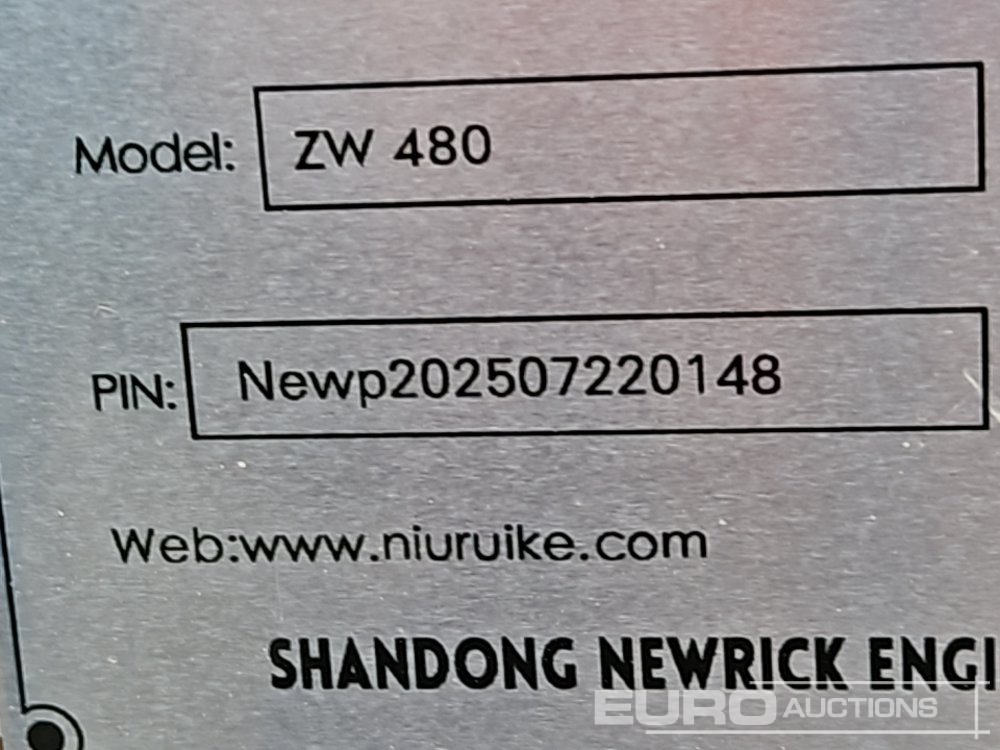 شيول صغير Unused 2025 Newrick ZW480: صور 34