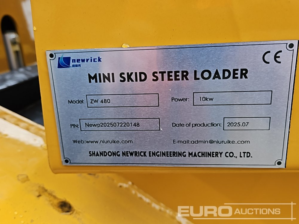 شيول صغير Unused 2025 Newrick ZW480: صور 33