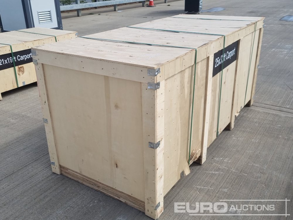 Unused 25' x 33' Portable Metal Shed (Cannot Be Reconsigned) - حاوية شحن: صور 3 Unused 25' x 33' Portable Metal Shed (Cannot Be Reconsigned) - حاوية شحن: صور 3
