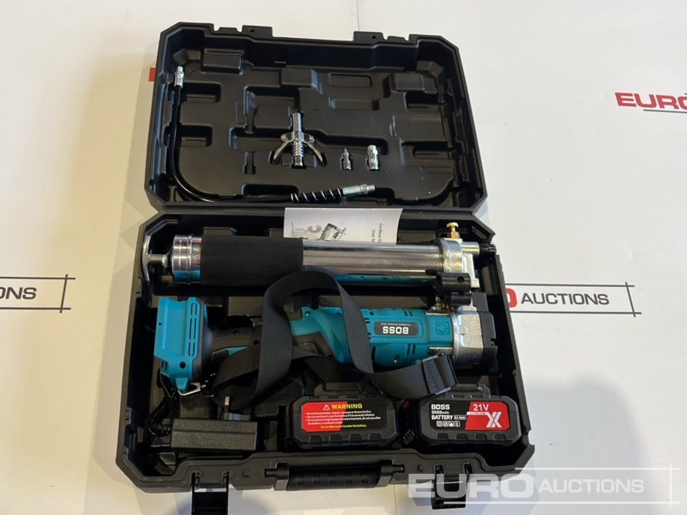 Unused Boss 21 Volt Lithium Battery Cordless Grease Gun - معدات الورش: صور 3 Unused Boss 21 Volt Lithium Battery Cordless Grease Gun - معدات الورش: صور 3