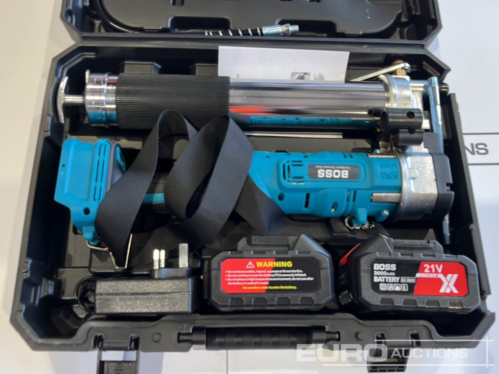 Unused Boss 21 Volt Lithium Battery Cordless Grease Gun - معدات الورش: صور 4 Unused Boss 21 Volt Lithium Battery Cordless Grease Gun - معدات الورش: صور 4