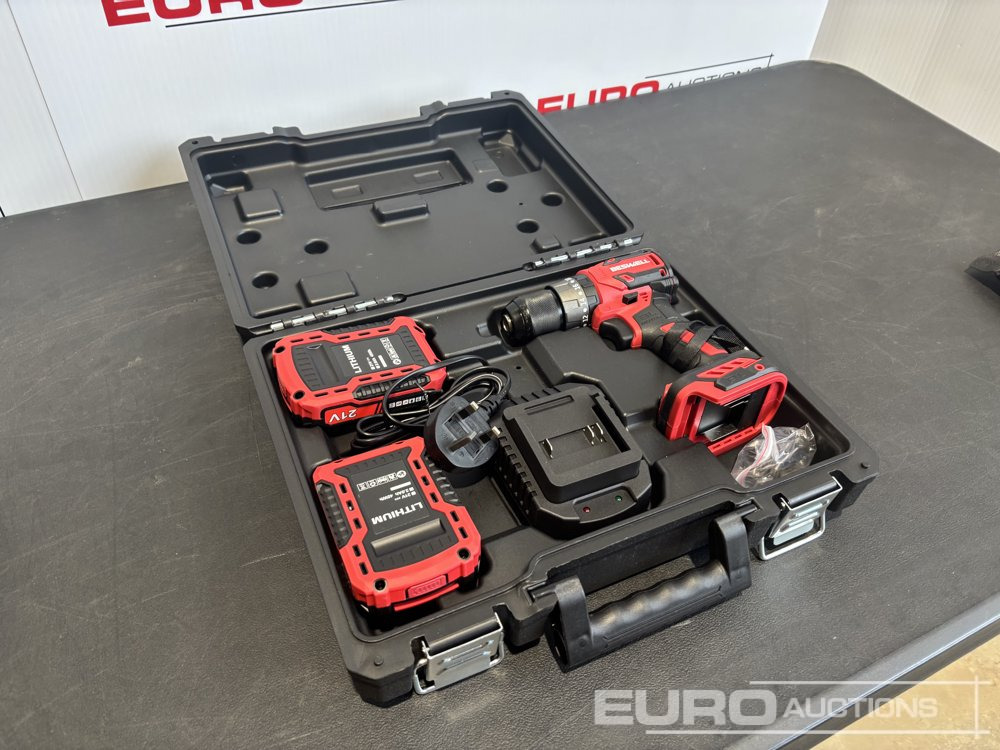 Unused CIW-338D 3/8" Brushless Drill, 2 x 2.0AH Battery with Charger (Makita Style with Impact Function) - معدات الورش: صور 3 Unused CIW-338D 3/8" Brushless Drill, 2 x 2.0AH Battery with Charger (Makita Style with Impact Function) - معدات الورش: صور 3